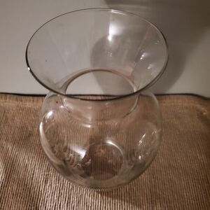 Elegant Clear Glass Vase